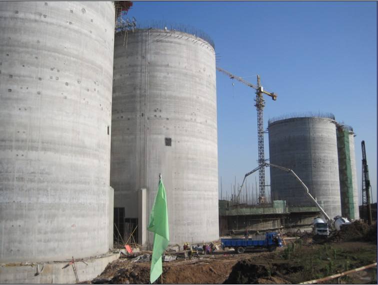 南京鋼鐵集團(tuán)燃供廠煤場(chǎng)筒倉(cāng)項(xiàng)目